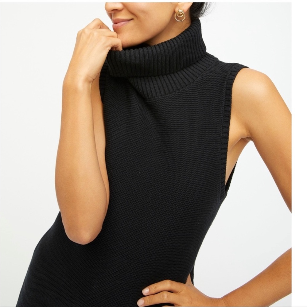 NWT - J. Crew Sleeveless Turtleneck Sweater